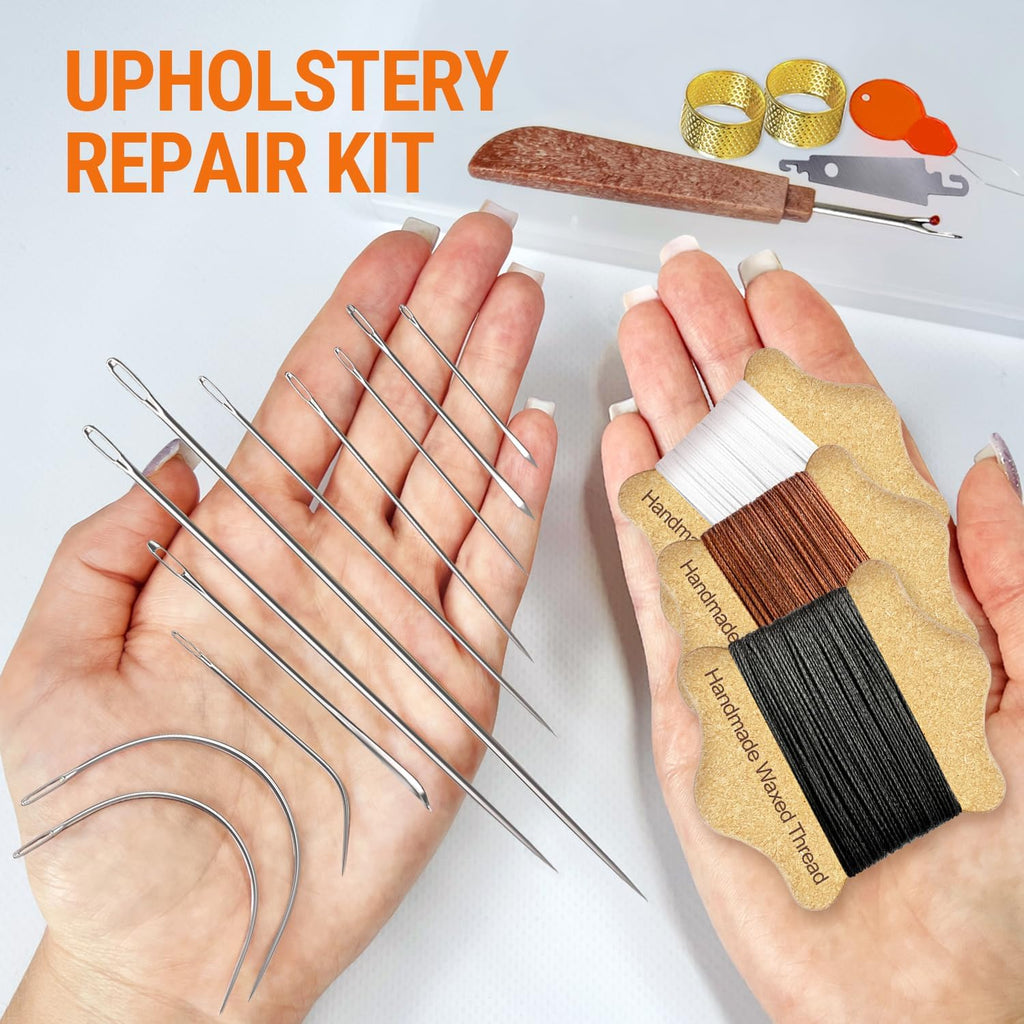 VONEEDL Upholstery Repair Kit, Thread Needles - Detail view