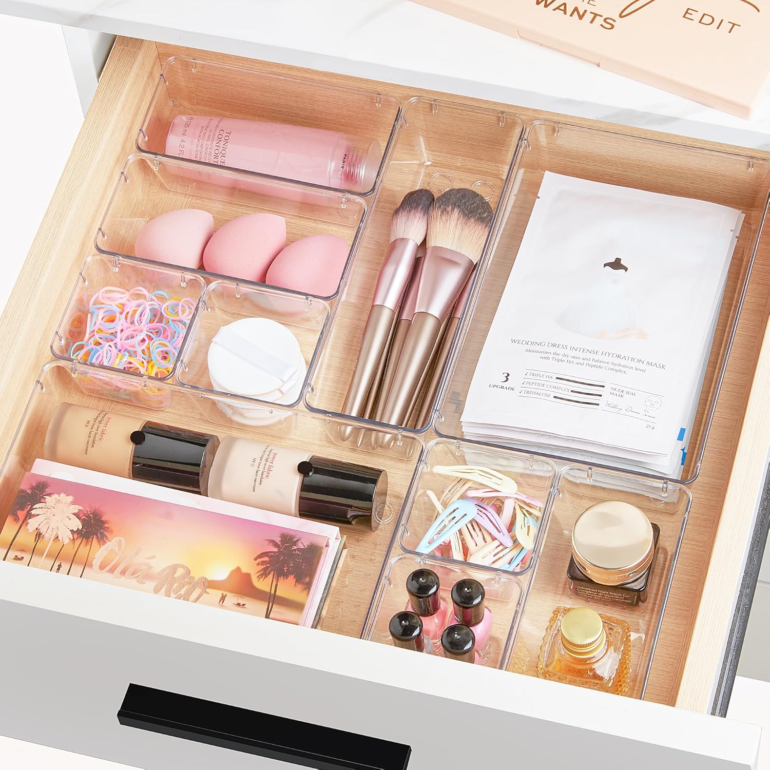 Vtopmart 25 Pc Clear Drawer Organizer Set - Additional view