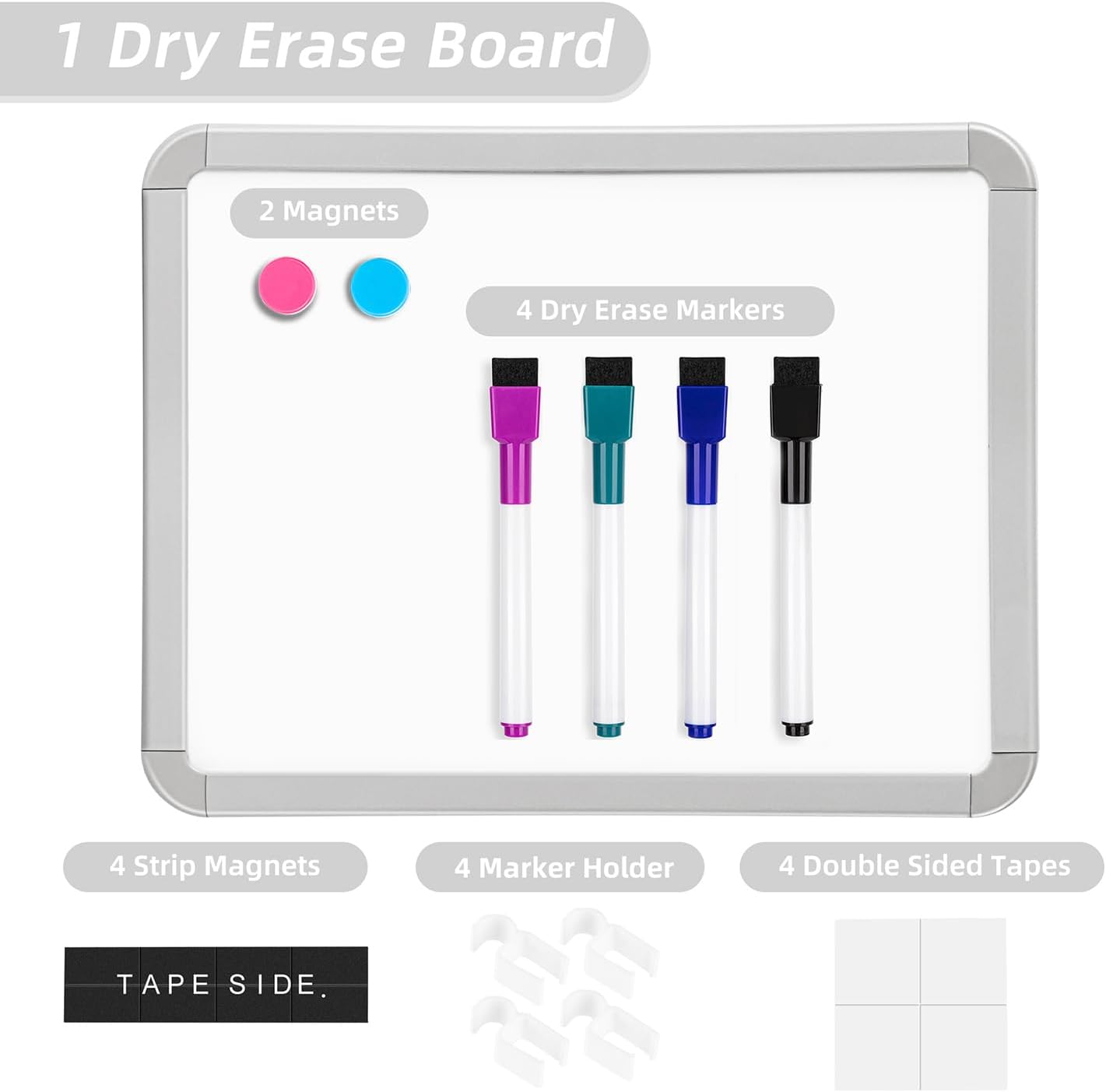 VUSIGN Small Dry Erase Whiteboard, 8.5x11 - In use
