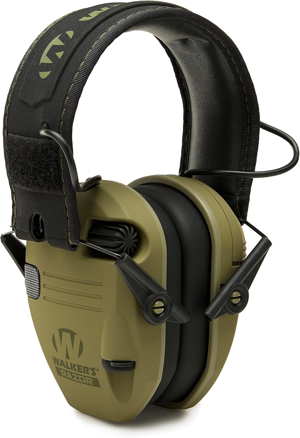 Walker's Razor Slim Electronic Earmuffs - Close-up