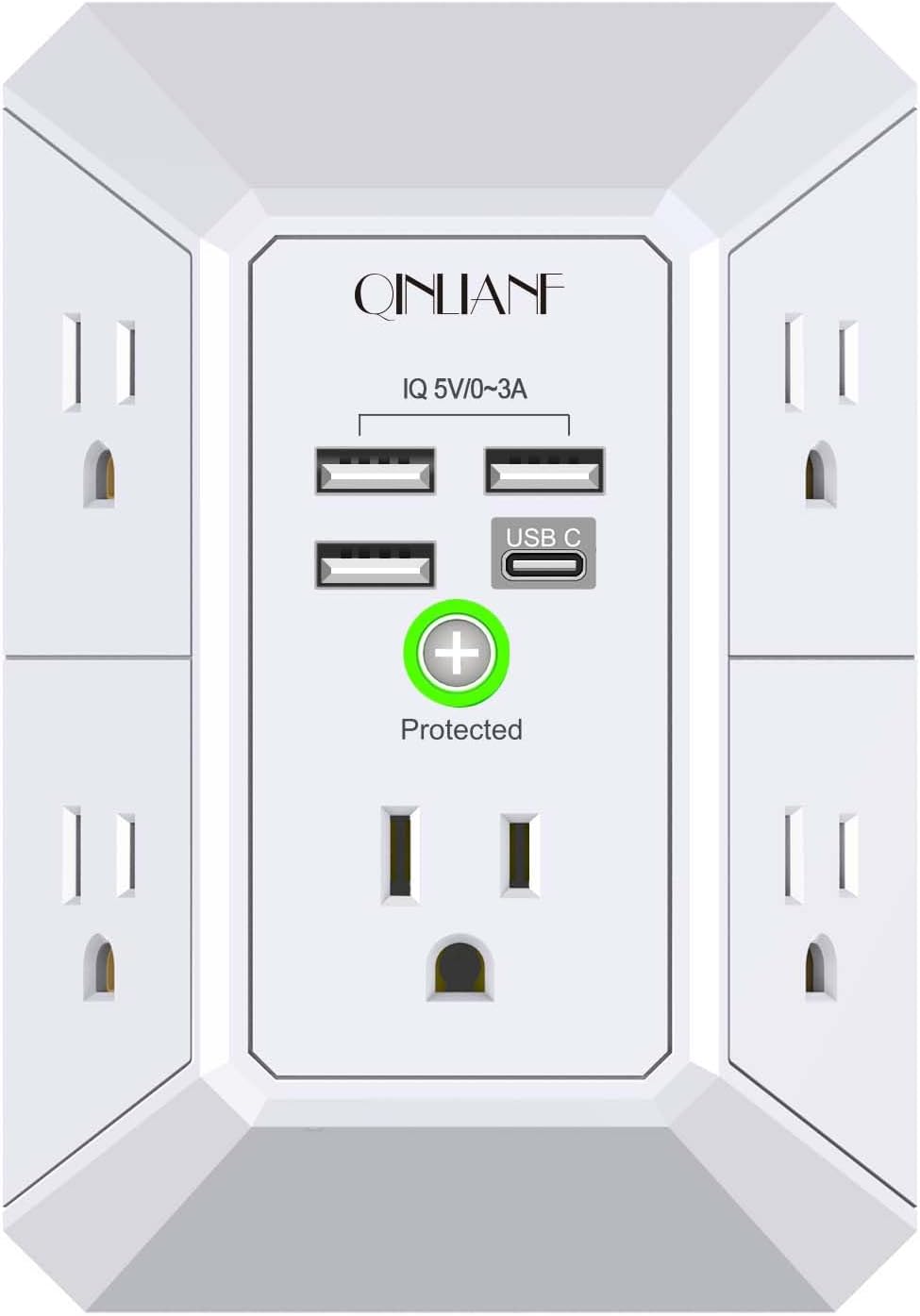 QINLIANF Wall Charger Surge Protector