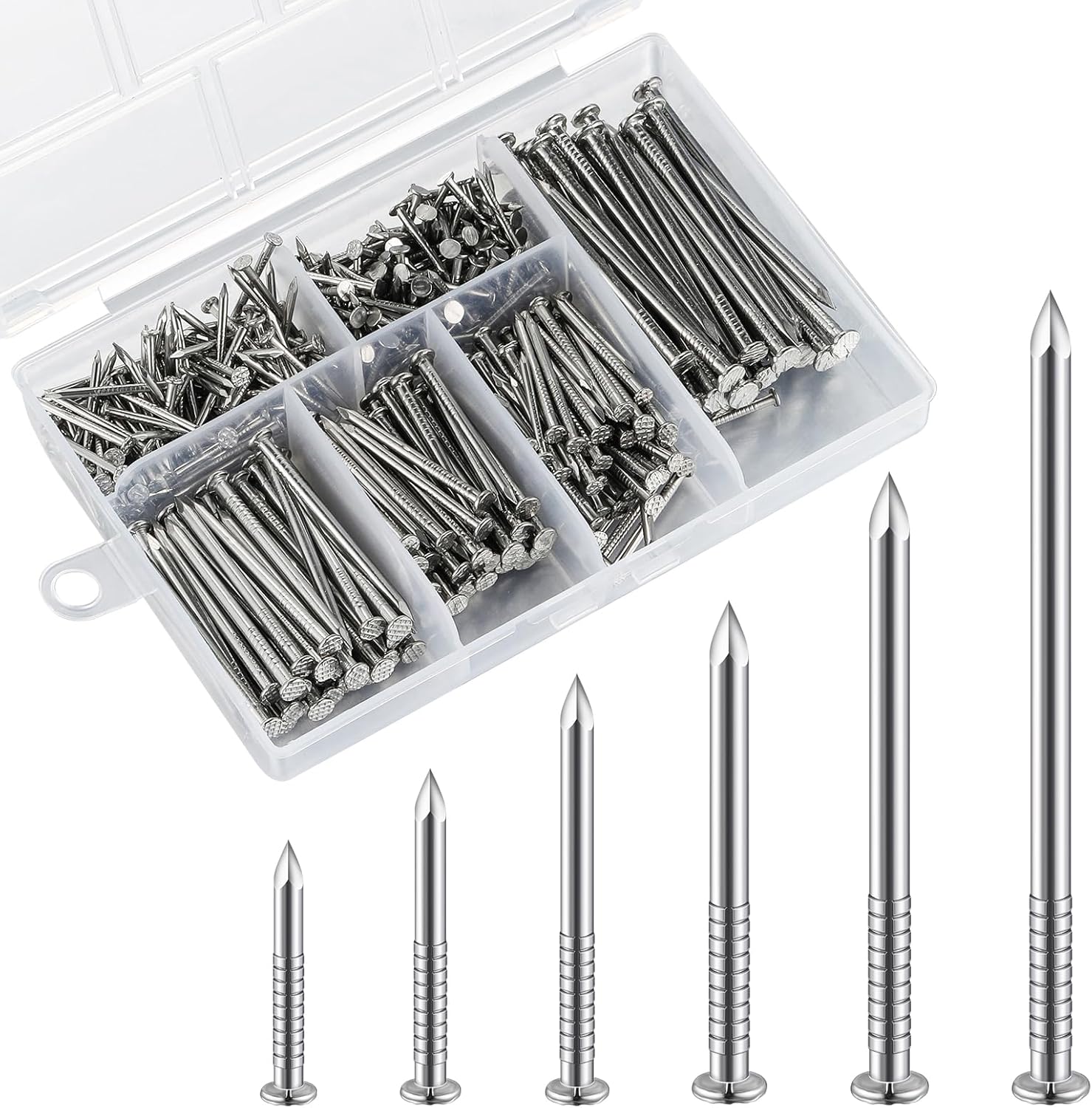 Wensilon 430 Pc Stainless Steel Nails Kit