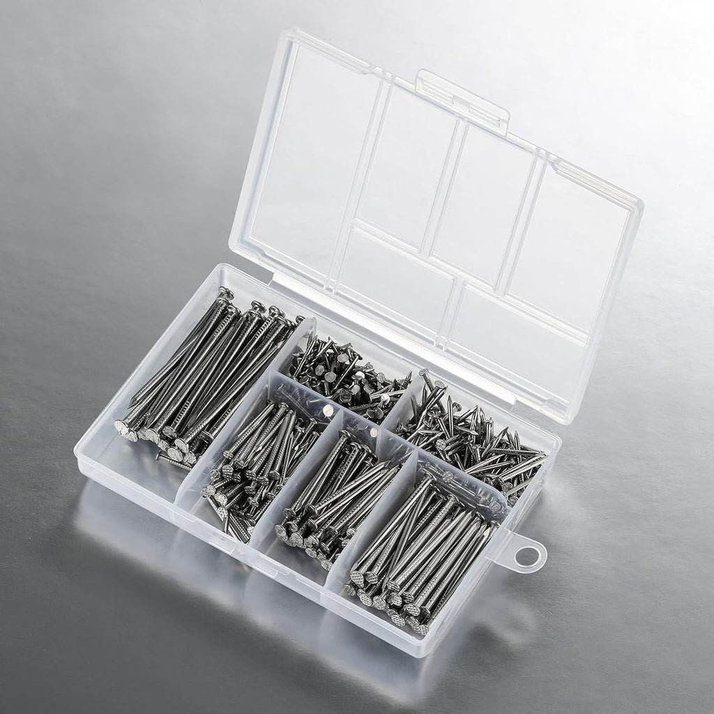 Wensilon 430 Pc Stainless Steel Nails Kit - Detail view