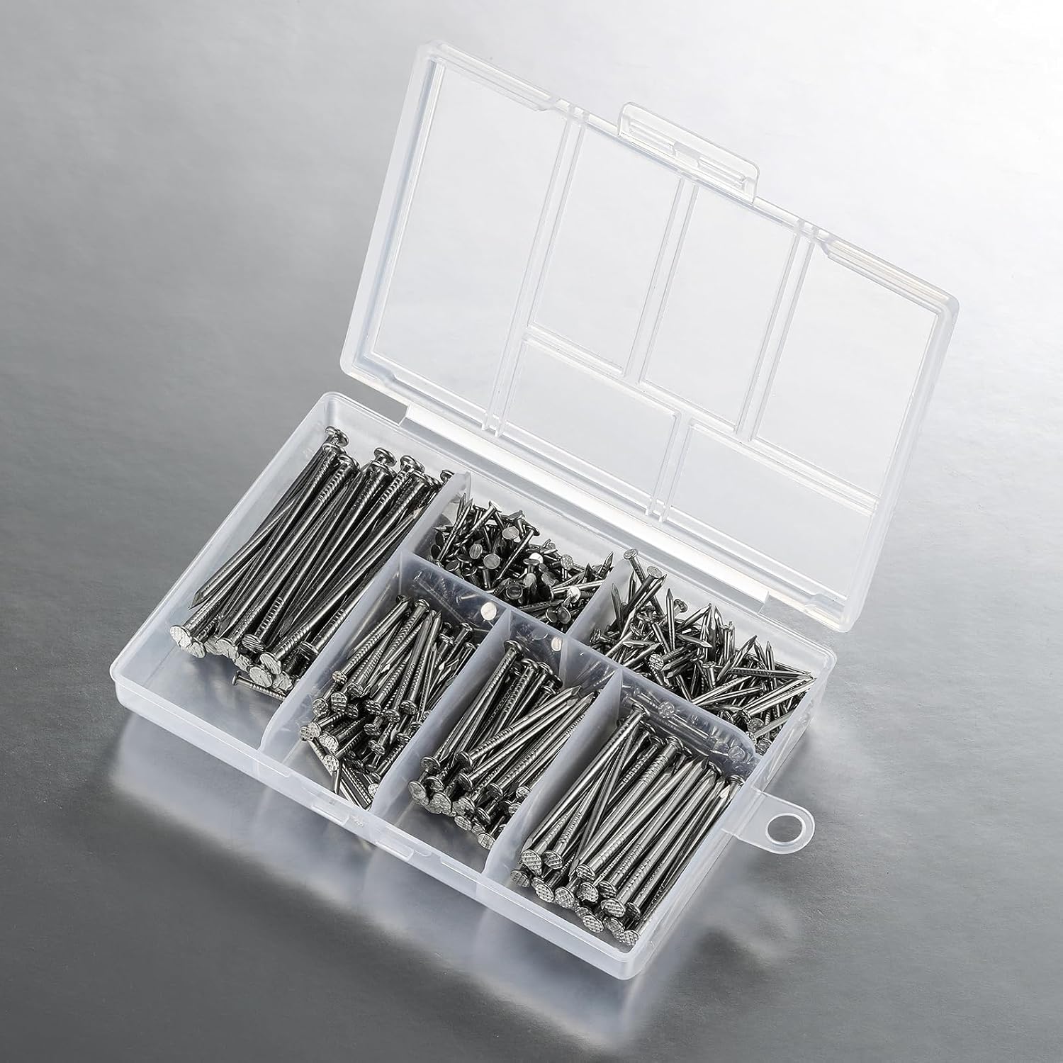 Wensilon 430 Pc Stainless Steel Nails Kit - Detail view