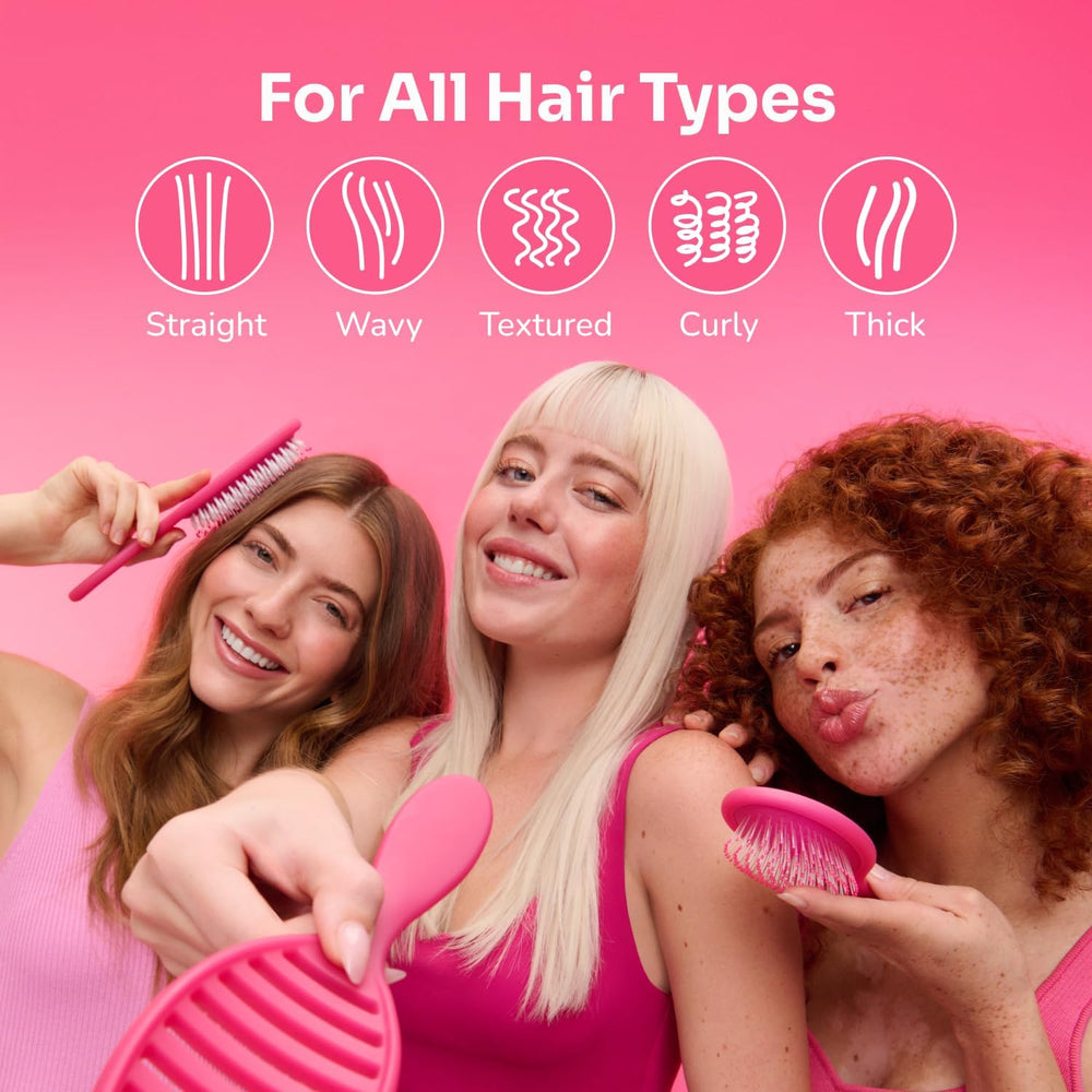 Wet Brush Detangler for Curly Thick Hair - Alternate angle