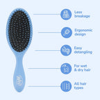 Wet Brush Detangler for Curly Thick Hair - Close-up