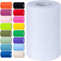 Aegero White Tulle Roll 6in x 100 Yards