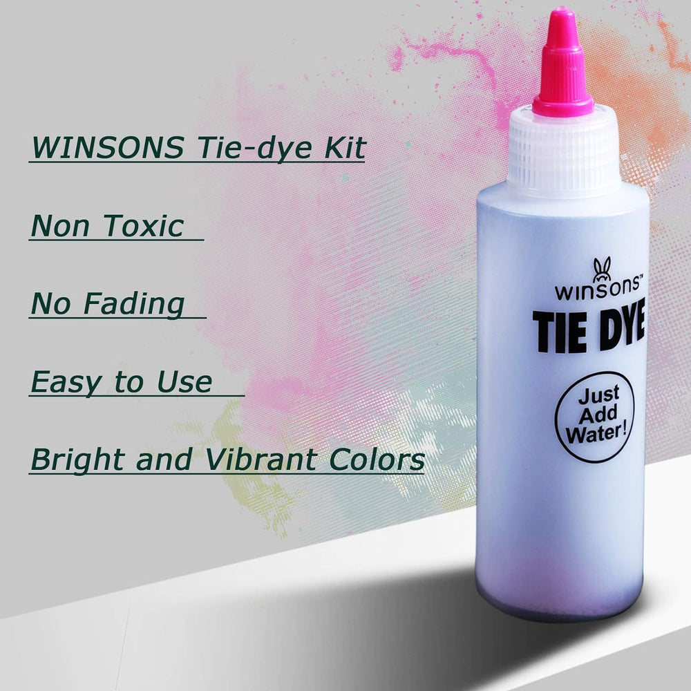 Winsons Tie Dye Kit, 8 Colors - Close-up