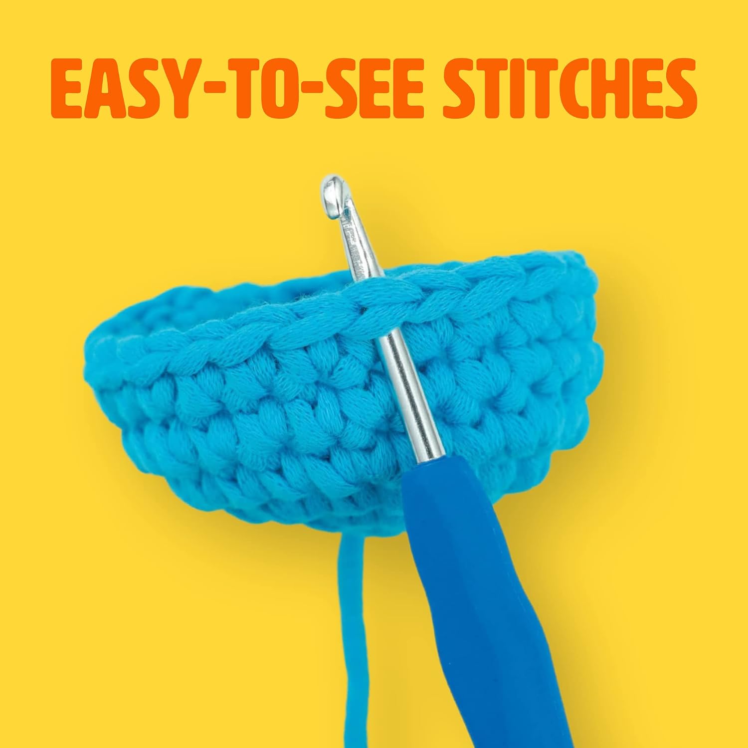 Woobles Easy Peasy Yarn for Beginners - Close-up