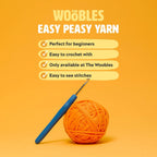 Woobles Easy Peasy Yarn for Beginners - Size reference