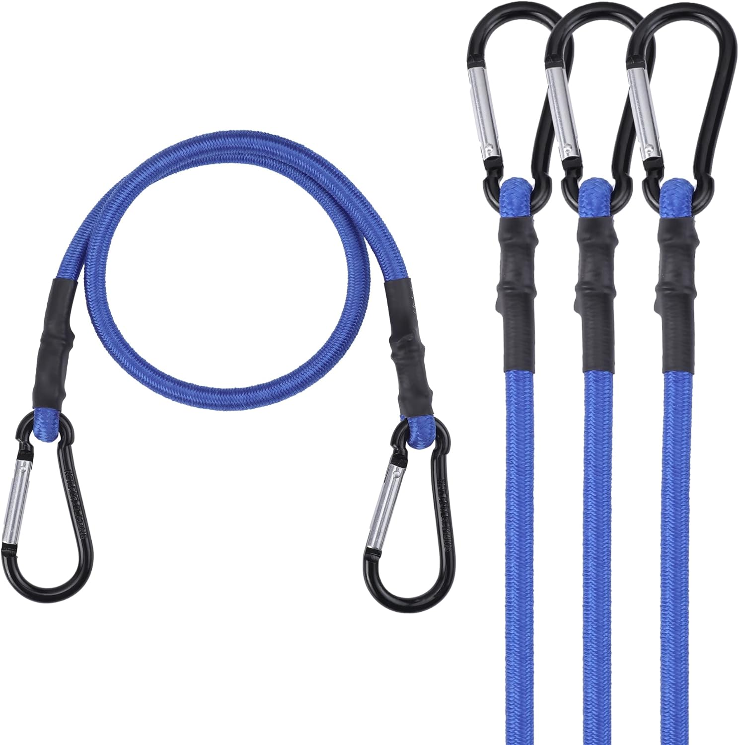 Workpro 24in Bungee Cords, 4-Pack