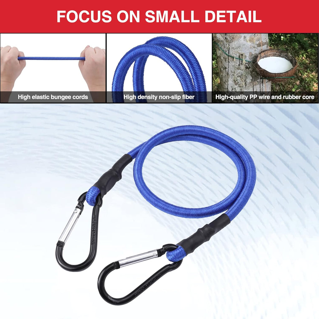 Workpro 24in Bungee Cords, 4-Pack - Close-up