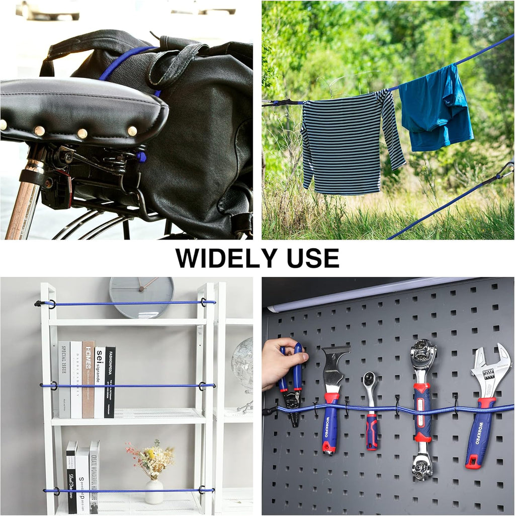 Workpro 24in Bungee Cords, 4-Pack - Size reference
