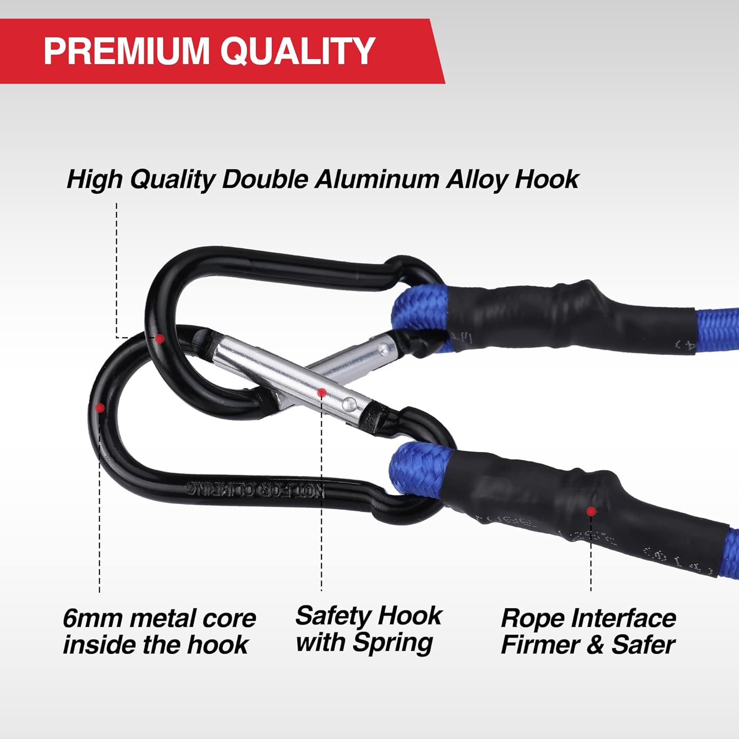 Workpro 24in Bungee Cords, 4-Pack - In use