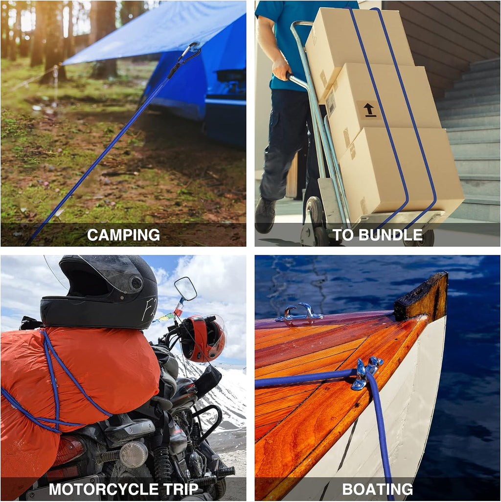 Workpro 24in Bungee Cords, 4-Pack - Packaging