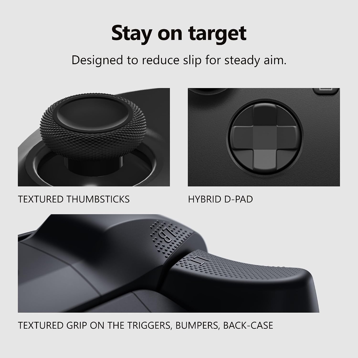 Xbox Wireless Controller, Carbon Black - Alternate angle