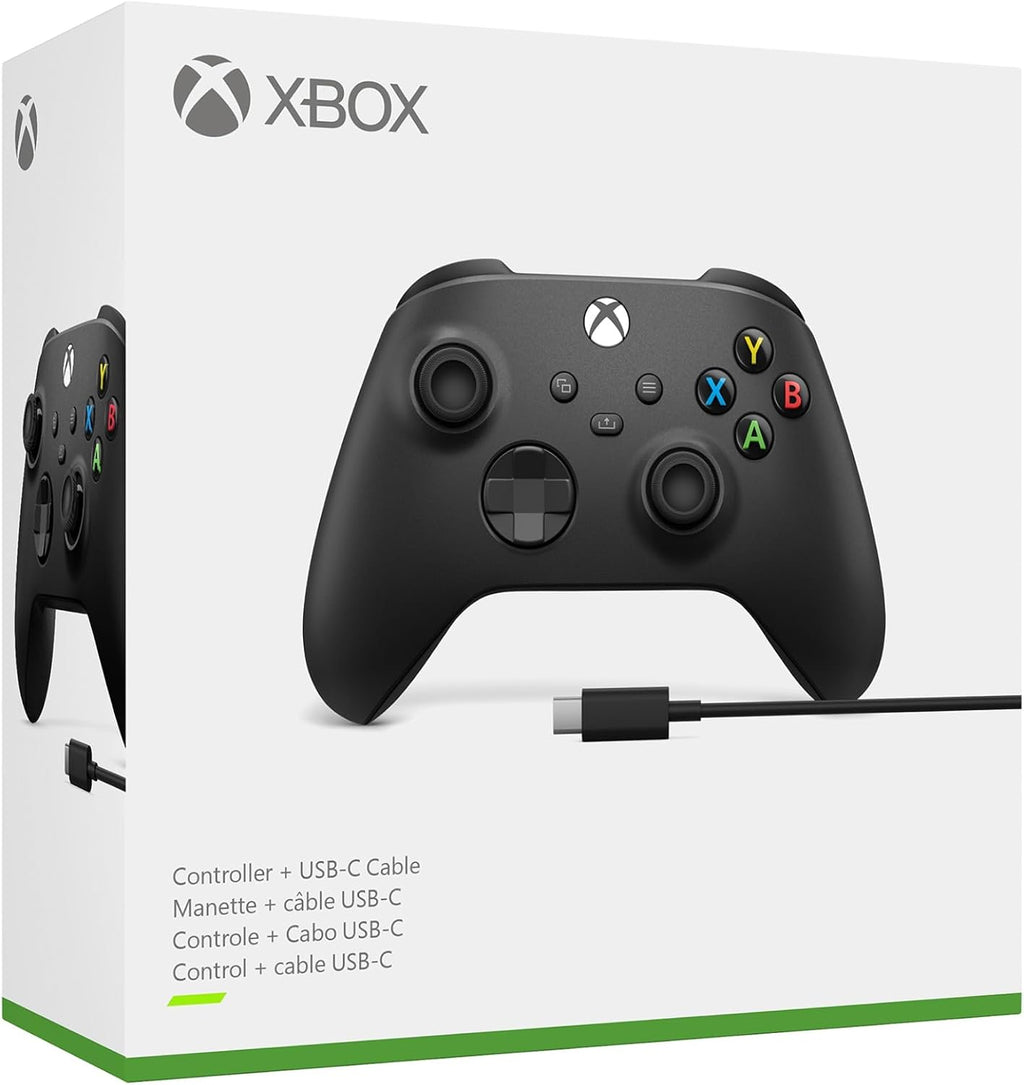 Xbox Wireless Controller, Carbon Black - Packaging