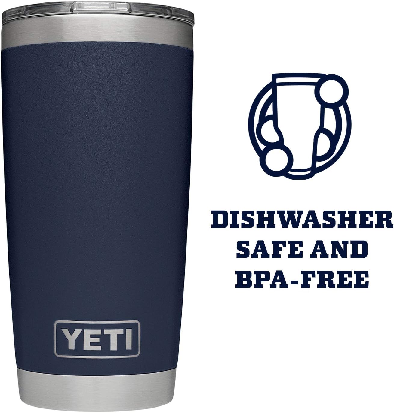 YETI Rambler 20 oz Vacuum Insulated Tumbler - Close-up