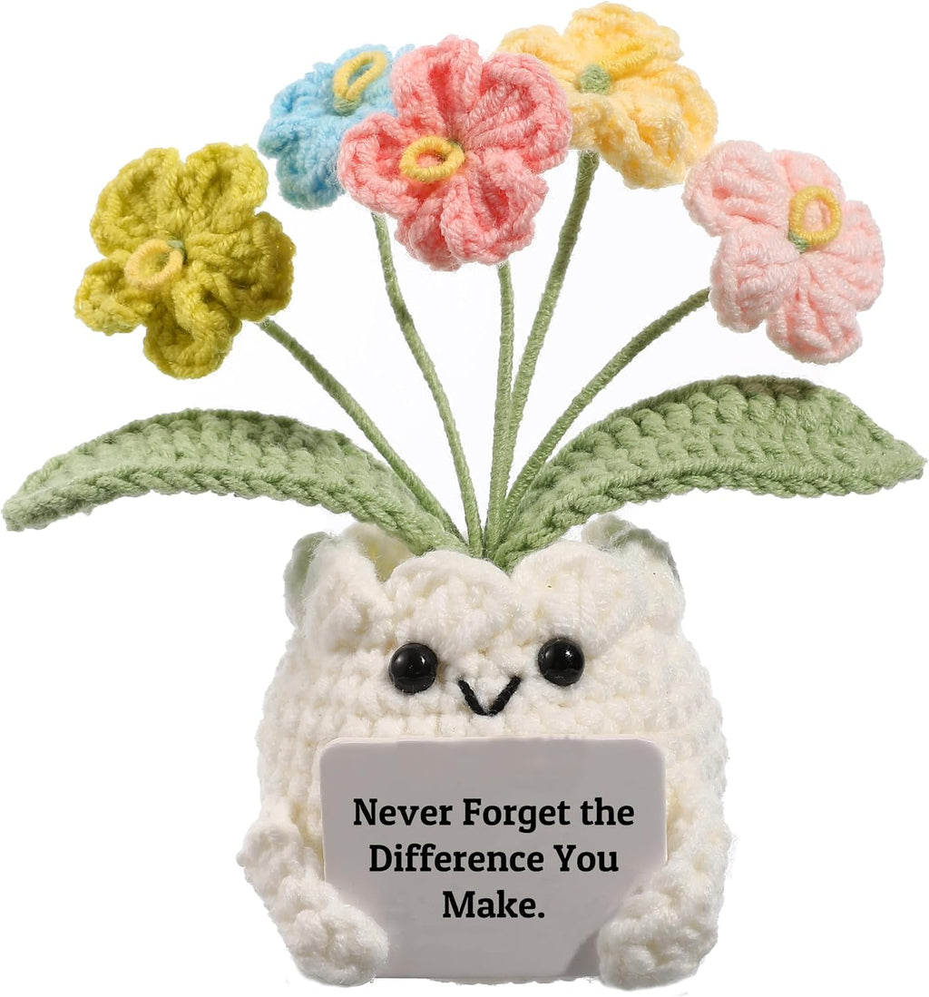 YOOJEE Forget-Me-Not Crochet Flower Gift