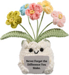 YOOJEE Forget-Me-Not Crochet Flower Gift