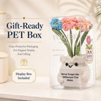 YOOJEE Forget-Me-Not Crochet Flower Gift - Packaging