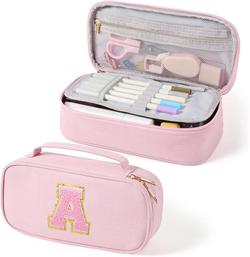YOOLIFE Pink Pencil Case for Girls Kids
