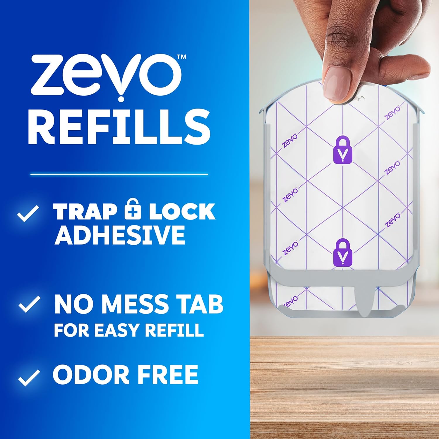 Zevo Flying Insect Trap Refill Cartridges - Detail view