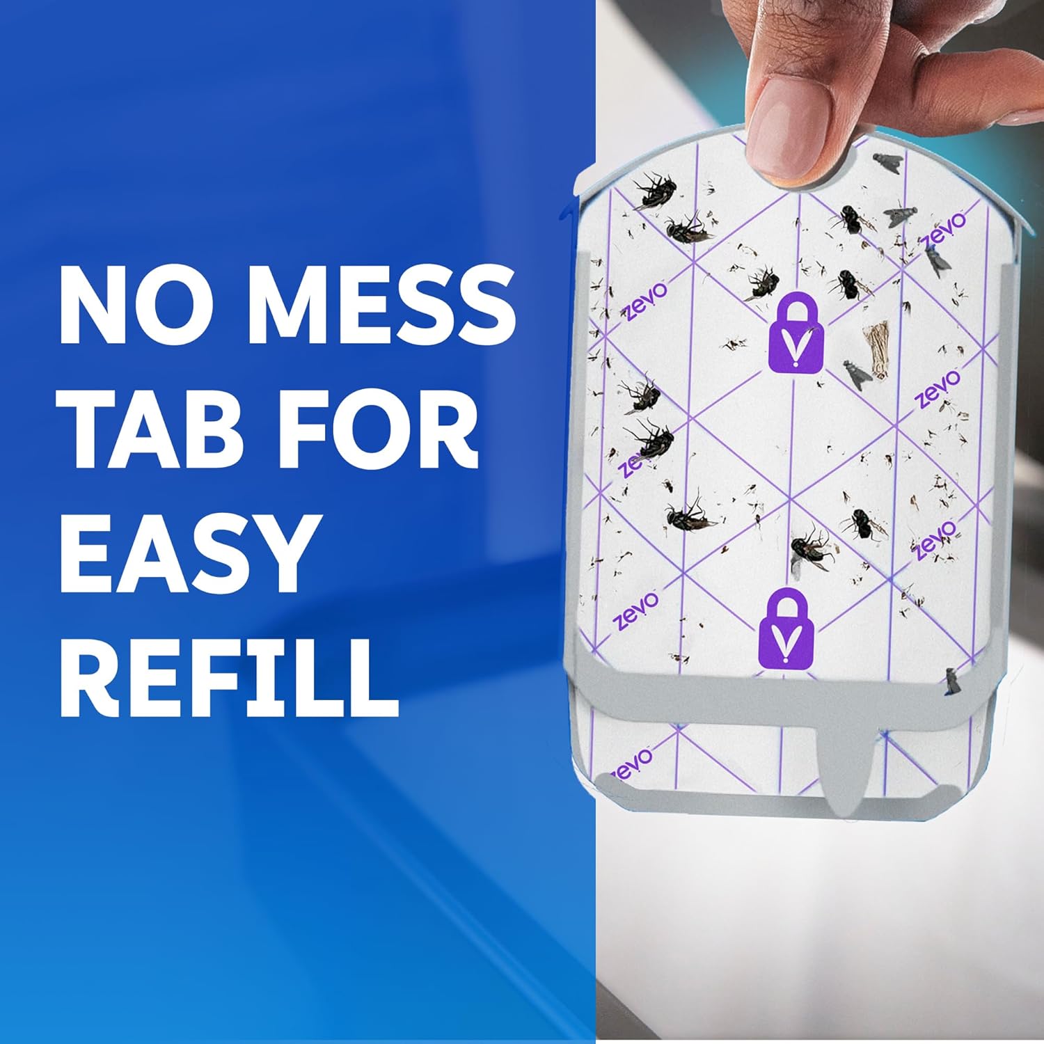 Zevo Flying Insect Trap Refill Cartridges - In use