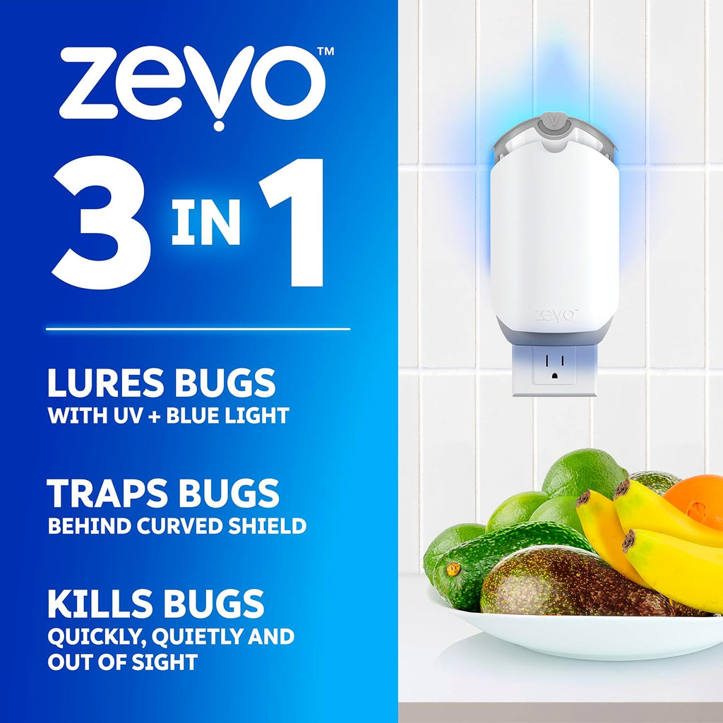 Zevo Flying Insect Trap, Plug-in Indoor Fly Trap - Detail view