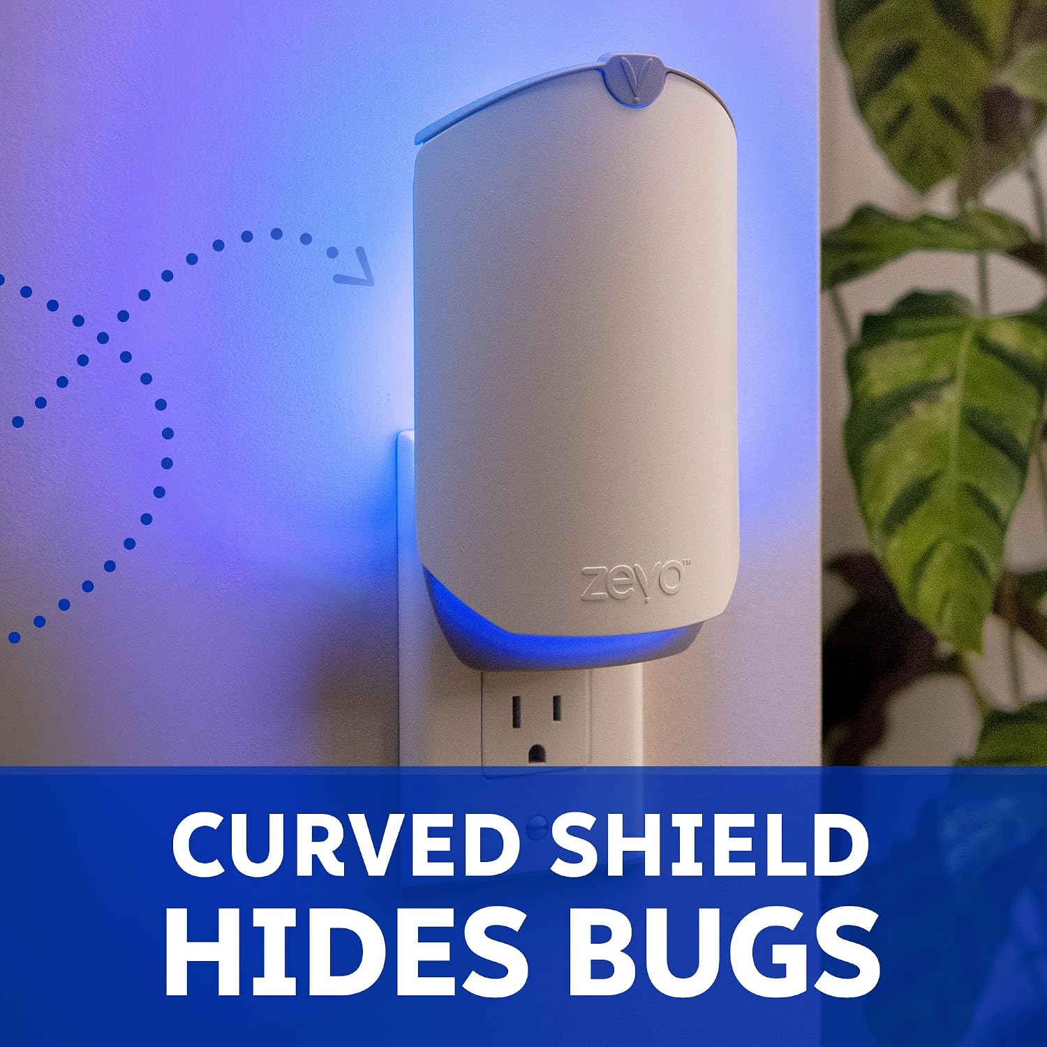 Zevo Flying Insect Trap, Plug-in Indoor Fly Trap - Packaging