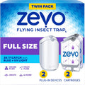 Zevo Flying Insect Traps, 2 Bases 2 Cartridges