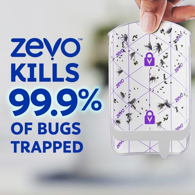 Zevo Flying Insect Traps, 2 Bases 2 Cartridges - In use