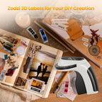 Zodzi Vintage Embossing Label Maker - In use